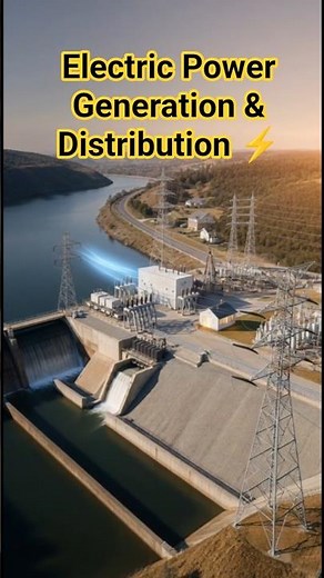 Electric Power Generation & Distribution ⚡ | From Dam to Your Home Explained