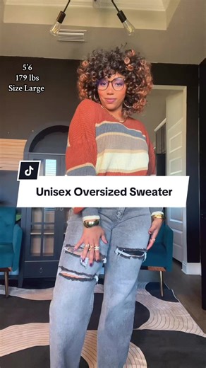 This sweater Is chefs kiss! Quality made, comfy, and cute! #sweaters #womenssweater #oversizedsweater #tiktokshopcreatorpicks #sweateroutfit