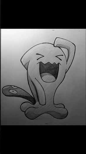 Wobbuffet #pencil #artprocess #art #pokemon #shorts #yt #ytshorts