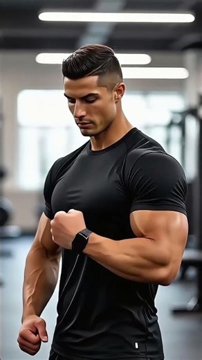 Cristiano Ronaldo as Bodybuilder! Epic Muscle Flexing!