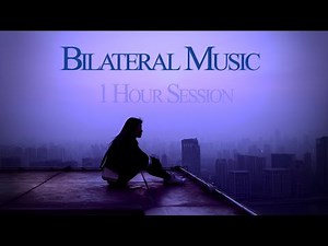 🎧 Relaxing Bilateral Music with Rain | 1 HR Session | Stress & Anxiety Relief | Peaceful, Calm Piano