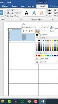 Name Sticker Create in MS Word | Super Easy Trick 🔥 #msword