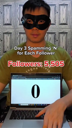 Gerald on Instagram: "Day 3: I destroy the 'N' 🗿 Which button should suffer next? 👇 #day3 #challenge #keyboard #spam"