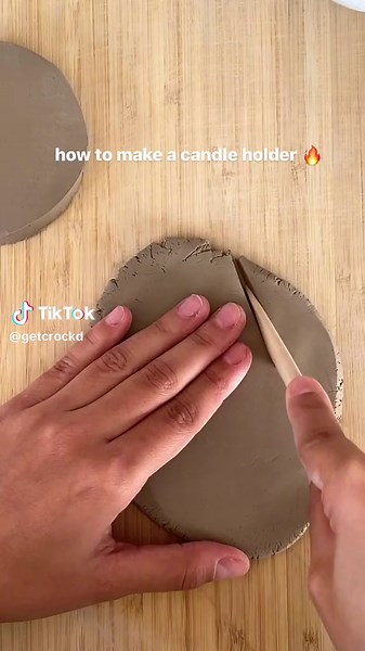 DIY Clay Candle Holders Tutorial