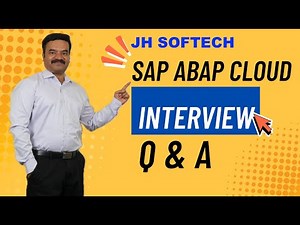 SAP ABAP Cloud Interview Questions & Answers Part 1