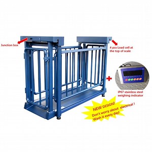[Hot Item] Electronic Digital Cattle Weighing Platform Scale Livestock Scale for Pig Goat Horse