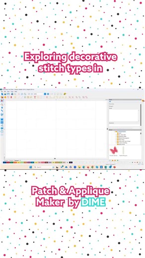 1.1K views · 12 reactions | Add a creative touch to every project with decorative stitch types in Patch and Appliqué Maker. ✨⁠ From classic satin edges to playful motifs, explore different stitch styles to make your patches and appliqués stand out. 淋⁠ ⁠ #MachineEmbroidery #EmbroiderySoftware #PatchMaker #AppliqueDesign | DIME by OESD | Facebook