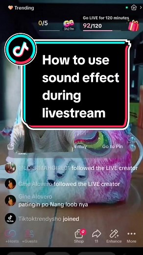 How to Use Sound Effects During Livestream