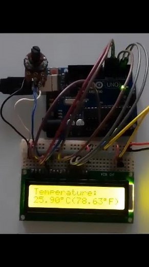 LM35 Temperature Sensor with Arduino