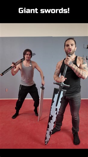 Giant Anime Swords vs Real Life Swords Exploration