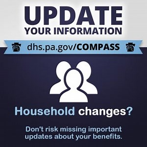 Don’t lose your benefits because mail went to the wrong address. Make sure your contact information is correct! 👉Use dhs.pa.gov/Compass to update your information and signup for e-notifications. | Pennsylvania Department of Human Services