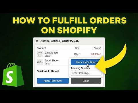 How to Fulfill Orders On Shopify (Step-by-Step)
