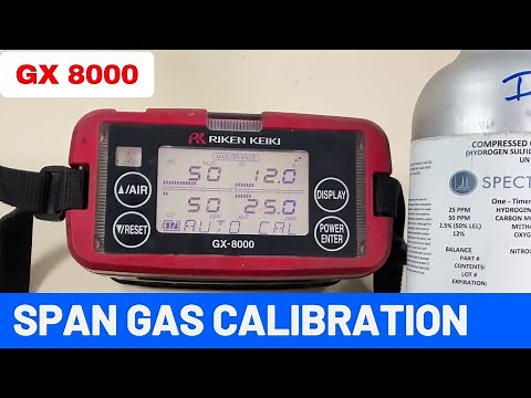 How to do calibration of Rekin Keiki Gx 8000