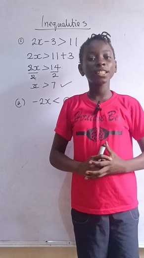 8.2K views · 239 reactions | Explaining inequalities #facebookreelsviral #mathematics | Heritage Ben | Facebook