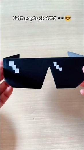 How to Make Paper Glasses 👓 Easy Origami Craft #Origami #DIYCrafts #PaperCraft #EasyOrigami#Shorts