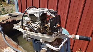 Running that 1960 Johnson 10hp after tuning the carb and getting everything all adjusted/tuned rite. Not bad for being 60yrs old! | Outboard Madness