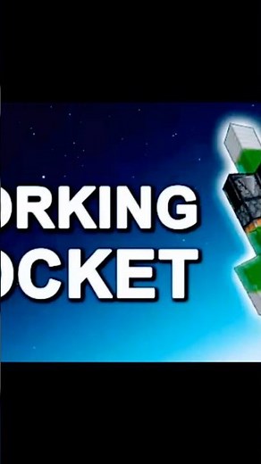 how to build rocket #minecraft #shorts