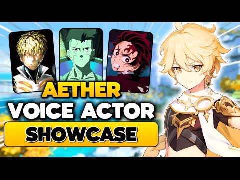 Aether ENG VA and Their Famous Anime/Game Roles | Genshin Impact