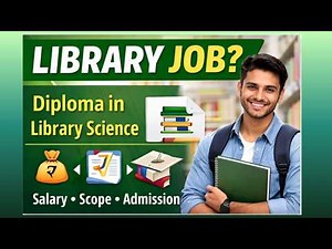 Library Job Kaise Milegi? Diploma in Library Science | Salary & Scope 206