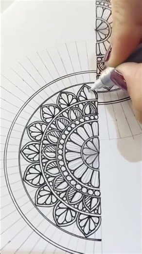 So Easy! Create This Beautiful Mandala Art | Beginner Tutorial #menorahcreatif #art #mandala