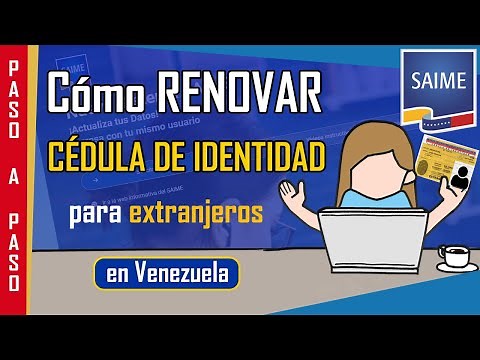 Cómo RENOVAR CÉDULA DE IDENTIDAD para EXTRANJEROS en el SAIME 【REGISTRO Y CITA】