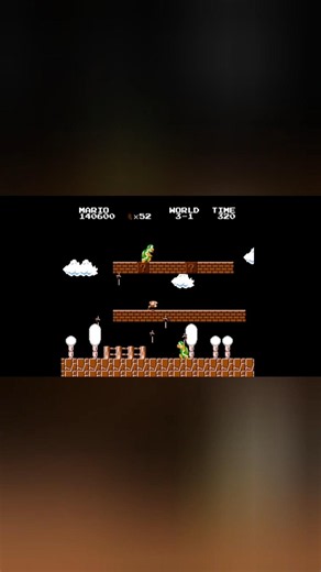 SMB Recreation:Mario kills enemies with Invincible Star. #shorts #mario #hammerbros #goomba #star