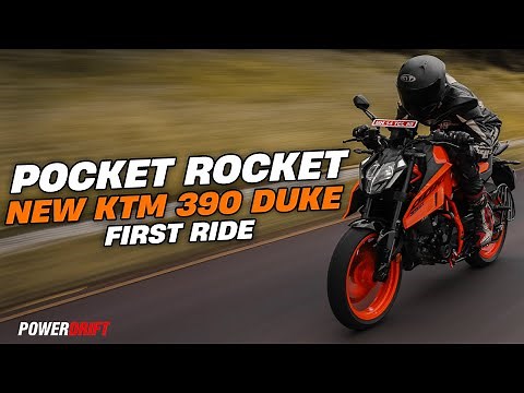 As manic as ever! | 2024 KTM Duke 390 First Ride | PowerDrift