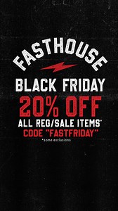 Black Friday Sale is on! Get 20% OFF storewide including an EXTRA 20% OFF all sale items. Use code "FASTFRIDAY" and grab some deals! | Fasthouse