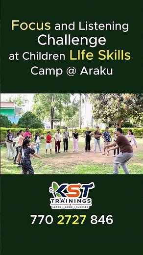 🎯 Focus & Listening Fun Game | Rise & Lead 4 days Children Life Skills Residential Camp Moments