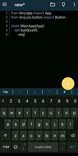 Button In Kivy Python | Kivy | Python | #shortsvideo #creatingforindia #kivy
