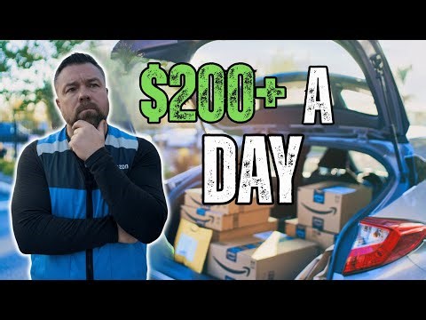 How To EASILY MAKE $200+ A DAY DOING AMAZON FLEX!