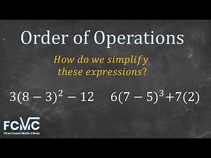 How to Simplify Expressions Using Order of Operations