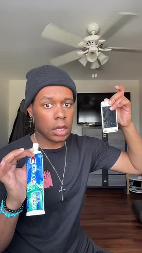 How to fix any phone with toothpaste, rice and a Washer Machine! #foryou #foryoupage #comedy