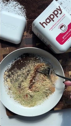 Happy Coffee Crusted Hamburger recipe