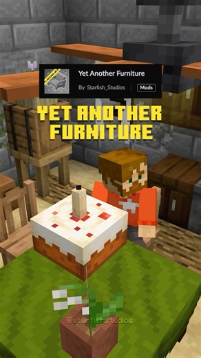 Starfish Studios | Yet Another Furniture Mod is out now for Java 1.20.1! Check it out on CurseForge and Modrinth🔨🪑 Follow @starfishstudiosinc for updates!... | Instagram