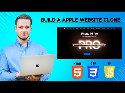 How To Create Apple Website Clone using HTML & CSS || Step by Step Tutorial