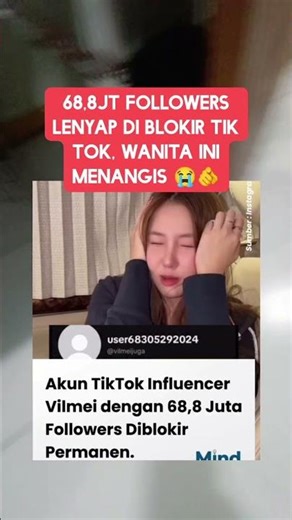 akun tiktok 68,8jt followers lenyap tiba-tiba ‼️#shorts #short #shortvideo