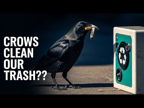 Wild Crows Pick Up Litter for Food — Sweden’s Brilliant Idea