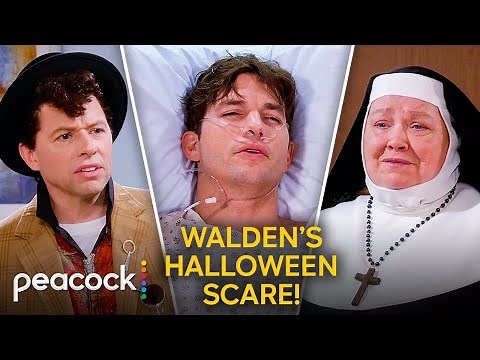 Two and a Half Men | Walden Spends Halloween In The Hospital