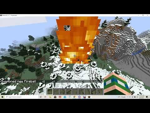 How to make fireballs have larger explosions in Minecraft!