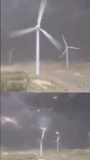 what happens if the windmill spins too fast? #windmill #accident