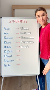 1.2M views · 25K reactions | Synonymes en français  #hablarfrances #frenchlanguage #francesfacil #frenchclass #francesinha #frances #Francia #clasesdefrances #idiomas #francesonline | Francés con Marie | Facebook