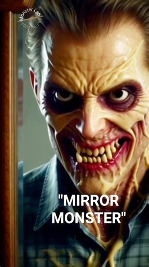 Terrifying Mirror Transformation 😱" #3danimation #animation #horror