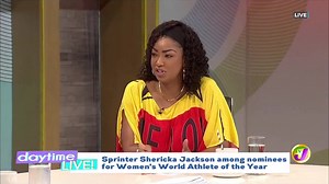 8.9K views · 150 reactions | Jamaican sprint sensation Shericka Jackson has been nominated for the World Athletics Women's Athlete of the Year award. Also nominated for this award is American Sprinter Sha'Carri Richardson. Visit @worldathletics and like the official nomination post to cast your vote for our sprint fave!  | Television Jamaica | Facebook