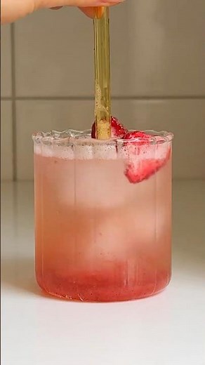Rhubarb Syrup Lemonade (Vegan, Gluten-Free)