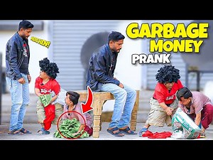 Garbage Money Prank - Funny Reactions - | ⁨@NewTalentOfficial⁩