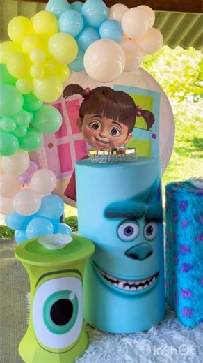 Decoración de Monster Inc 🌸 #cumpleaños #decoraciondefiesta #felizcumpleaños