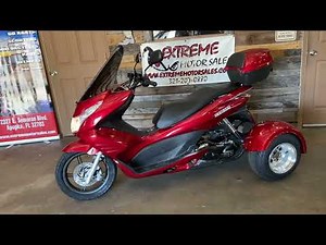 Spirit 50cc 150cc 3 wheel scoot trike Moped ‪@ExtremeMotorSales‬ review