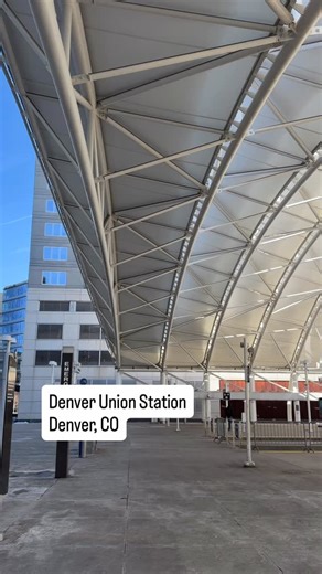 The open-air train hall at Denver Union Station is a hub where historic rail travel meets modern transit. Serving Amtrak, RTD commuter rail, and airport trains, it connects downtown Denver with destinations across the region and beyond. #denverunionstation #denver #colorado #unionstation #trains | Colorado Business Finder