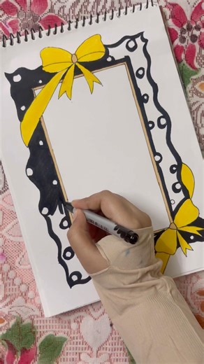 Easy Notebooks Front Page Idea #shorts #art #ytshort #diy #viral